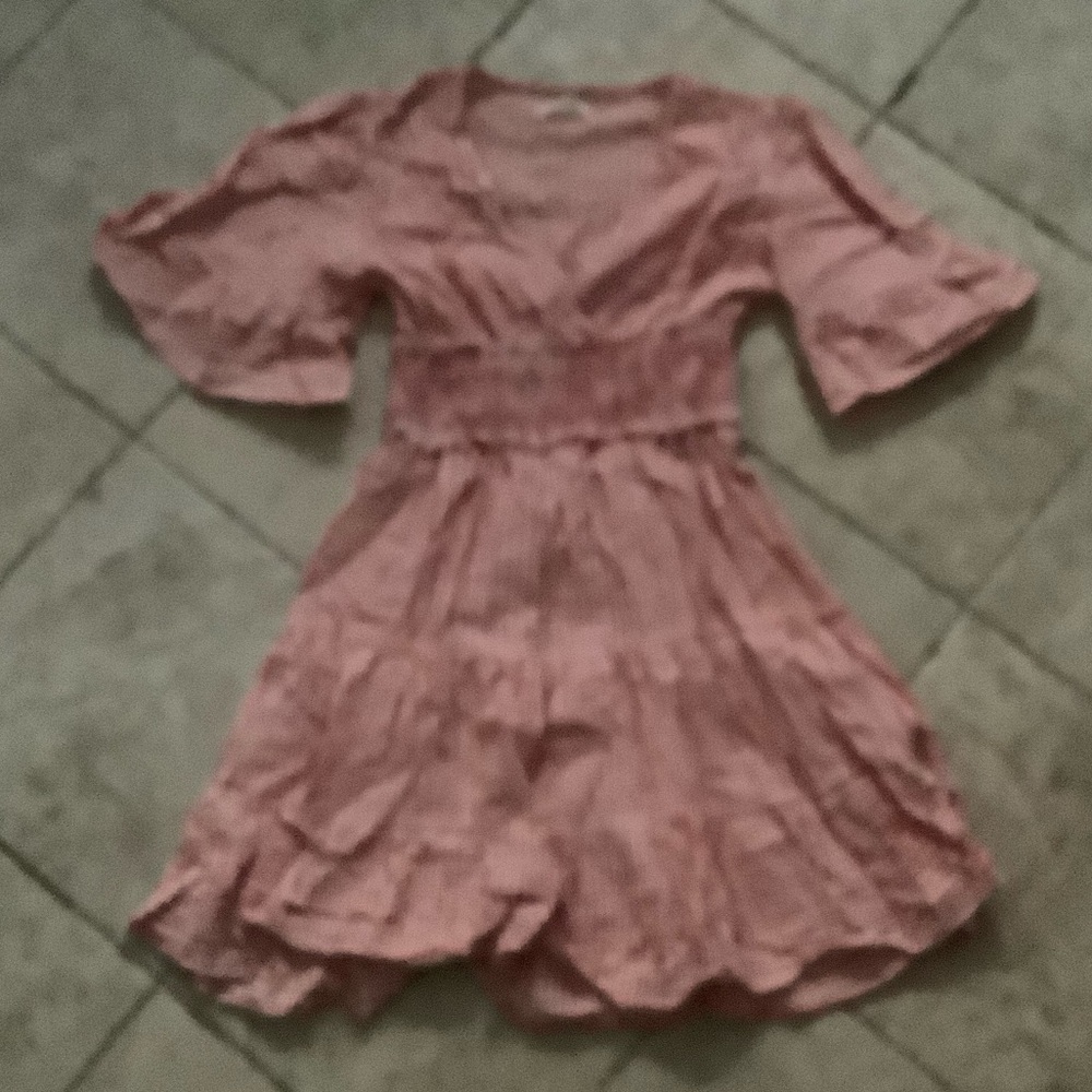 Max Studio Casual Red and White Gingham Dress